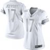 Cheap Alshon Jeffery Bears Women Jersey From China Platinum #17