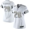 Cheap Barry Sanders Lions Women Jersey From China Platinum #20