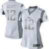 Cheap Tom Brady Patriots Women Jersey From China Platinum #12