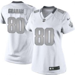 Cheap Jimmy Graham Saints Women Jersey From China Platinum #80