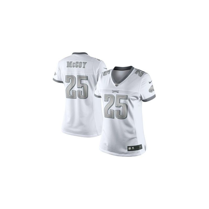 Cheap LeSean McCoy Eagles Women Jersey From China Platinum #25