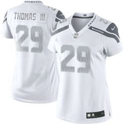 Cheap Earl Thomas III Seahawks Women Jersey From China Platinum #29