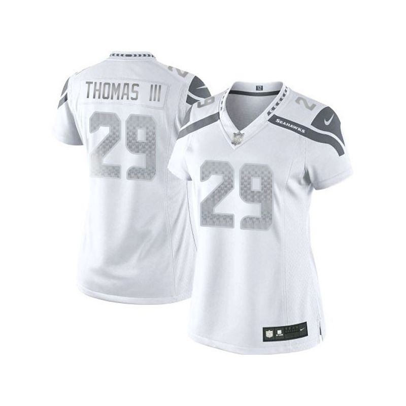 Cheap Earl Thomas III Seahawks Women Jersey From China Platinum #29