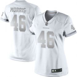 Cheap Alfred Morris Redskins Women Jersey From China Platinum #46