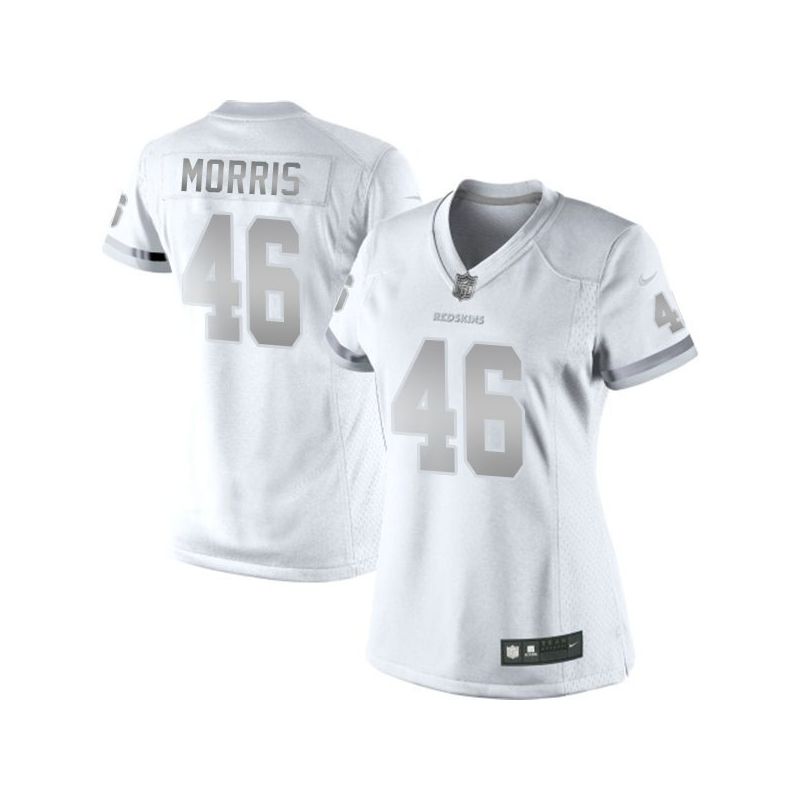 Cheap Alfred Morris Redskins Women Jersey From China Platinum #46