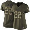 Cheap Emmitt Smith Cowboys Women Jersey From China Olive Salute To Service #22