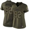 Cheap Jason Witten Cowboys Women Jersey From China Olive Salute To Service #82