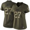 Cheap Eddie Lacy Packers Women Jersey From China Olive Salute To Service #27