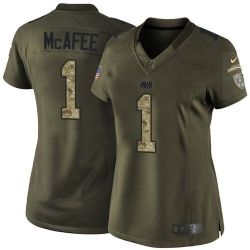 Cheap Pat Mcafee Colts Women Jersey From China Olive Salute To Service #1