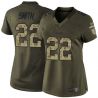 Cheap Harrison Smith Vikings Women Jersey From China Olive Salute To Service #22