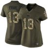 Cheap Mike Evans Buccaneers Women Jersey From China Olive Salute To Service #13