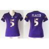 Cheap Joe Flacco Ravens Women Jersey From China Purple Sequin Fashion #5