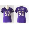 Cheap Ray Lewis Ravens Women Jersey From China Purple Sequin Fashion #52