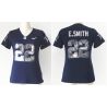 Cheap Emmitt Smith Cowboys Women Jersey From China Blue Sequin Fashion #22