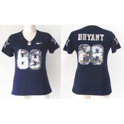 Cheap Dez Bryant Cowboys Women Jersey From China Blue Sequin Fashion #88