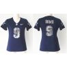 Cheap Tony Romo Cowboys Women Jersey From China Blue Sequin Fashion #9