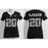 Cheap Darren McFadden Raiders Women Jersey From China Black Sequin Fashion #20