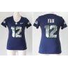 Cheap 12th Fan Seahawks Women Jersey From China Blue Sequin Fashion #12