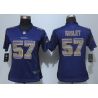 Cheap CJ Mosley Ravens Women Jersey From China Purple Strobe #57