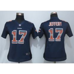 Cheap Alshon Jeffery Bears Women Jersey From China Blue Strobe #17