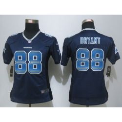 Cheap Dez Bryant Cowboys Women Jersey From China Blue Strobe #88