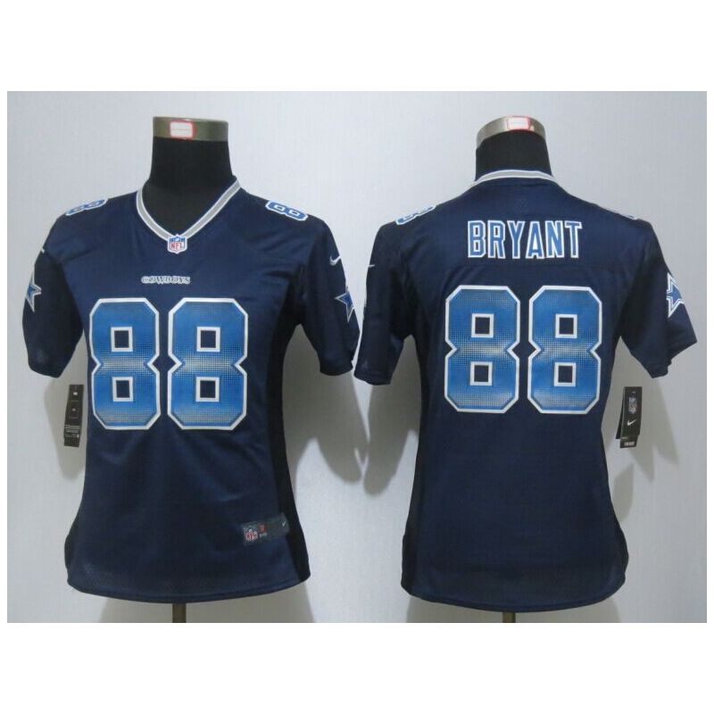 Cheap Dez Bryant Cowboys Women Jersey From China Blue Strobe #88