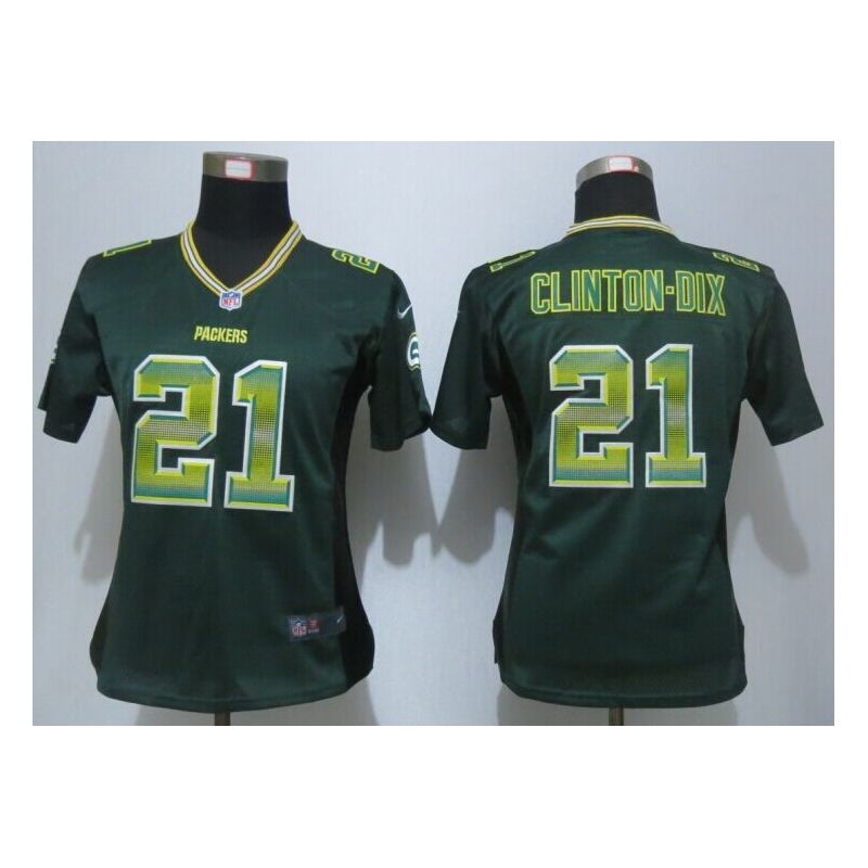 Cheap Ha Ha Clinton Dix Packers Women Jersey From China Green Strobe #21