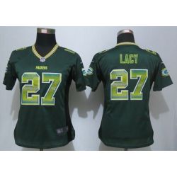 Cheap Eddie Lacy Packers Women Jersey From China Green Strobe #27