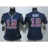 Cheap Tom Brady Patriots Women Jersey From China Blue Strobe #12