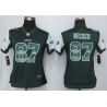 Cheap Eric Decker Jets Women Jersey From China Green Strobe #87