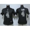 Cheap Derek Carr Raiders Women Jersey From China Black Strobe #4