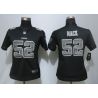 Cheap Khalil Mack Raiders Women Jersey From China Black Strobe #52