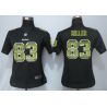Cheap Heath Miller Steelers Women Jersey From China Black Strobe #83