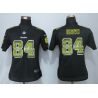 Cheap Antonio Brown Steelers Women Jersey From China Black Strobe #84