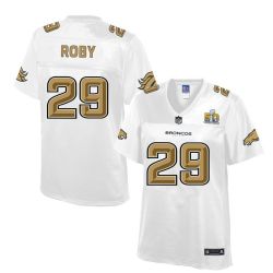 Cheap Bradley Roby Broncos Women Jersey From China White Super Bowl 50 Fashion #29