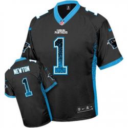 Cheap Cam Newton Panthers Youth Jersey From China Black Drift Fashion I #1