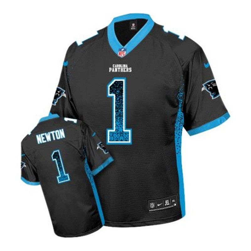 Cheap Cam Newton Panthers Youth Jersey From China Black Drift Fashion I #1