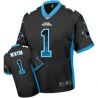 Cheap Cam Newton Panthers Youth Jersey From China Black Drift Fashion I #1