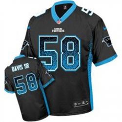 Cheap Thomas Davis Sr Panthers Youth Jersey From China Black Drift Fashion I #58