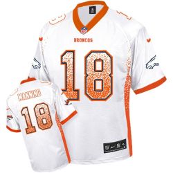 Cheap Peyton Manning Broncos Youth Jersey From China White Drift Fashion I #18