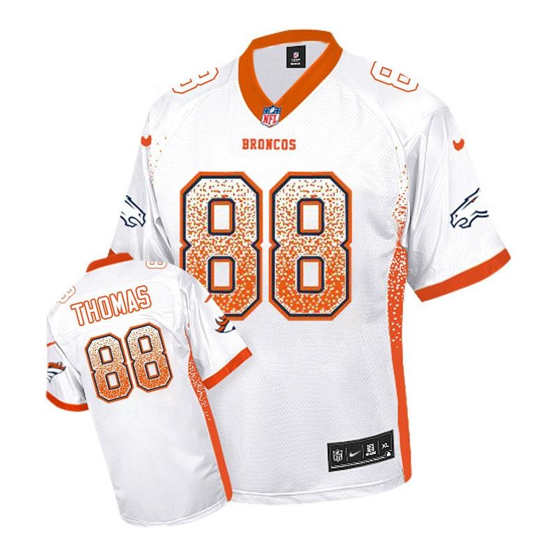 Cheap Demaryius Thomas Broncos Youth Jersey From China White Drift Fashion I #88