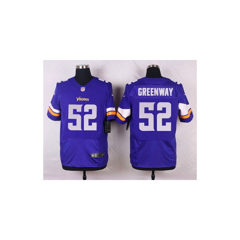 Cheap Chad Greenway Vikings Jersey #52 Purple From China