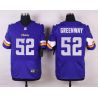 Cheap Chad Greenway Vikings Jersey #52 Purple From China