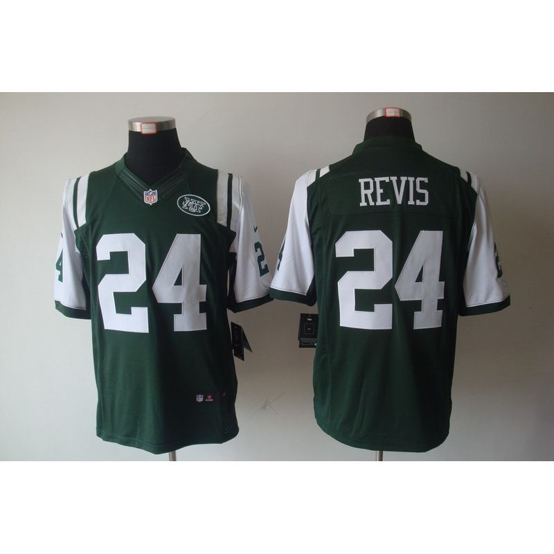 Cheap Darrelle Revis Jets Jersey #24 Green From China Limited