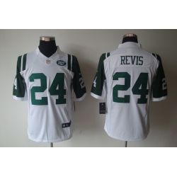 Cheap Darrelle Revis Jets Jersey #24 White From China Limited