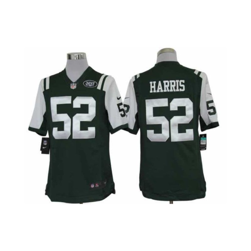 Cheap David Harris Jets Jersey #52 Green From China Limited