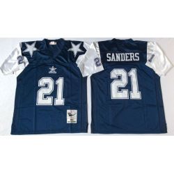 Cheap Deion Sanders Cowboys Jersey From China Blue throwback #21