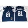 Cheap Deion Sanders Cowboys Jersey From China Blue throwback #21