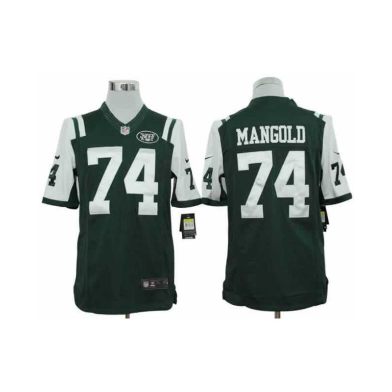 Cheap Nick Mangold Jets Jersey #74 Green From China Limited