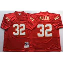 Cheap Marcus Allen Chiefs Jersey From China Red 1994 throwback #32